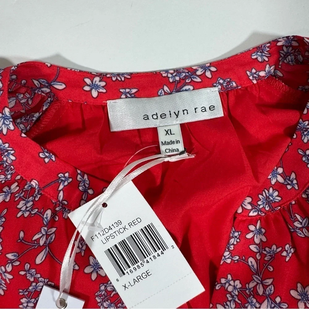 New Adelyn Rae Ariana Ditsy Floral PopOver Dress - Picture 5 of 7